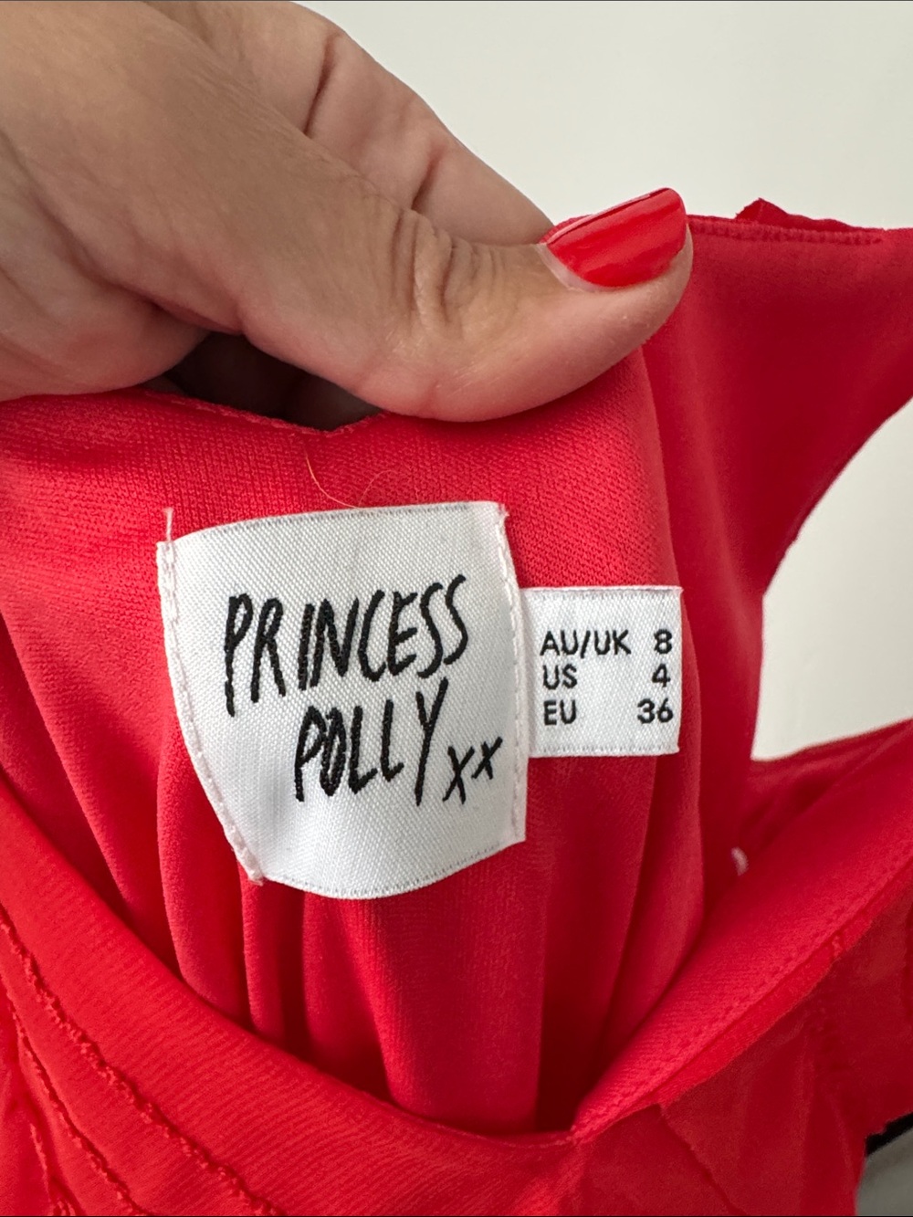 Princess Polly Red Ruffle Slip Maxi Dress - Picture 2 of 4